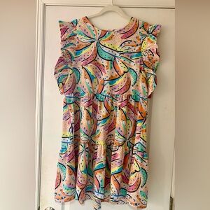 Colorful Patterned Women's Dress